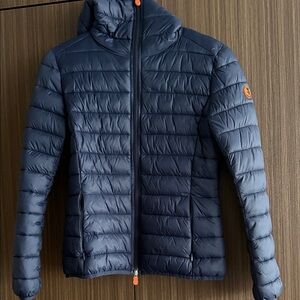 SAVE THE DUCK Navy Puffer Jacket